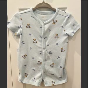 🆕 Ralph Lauren (Newborn) Polo Bear Romper